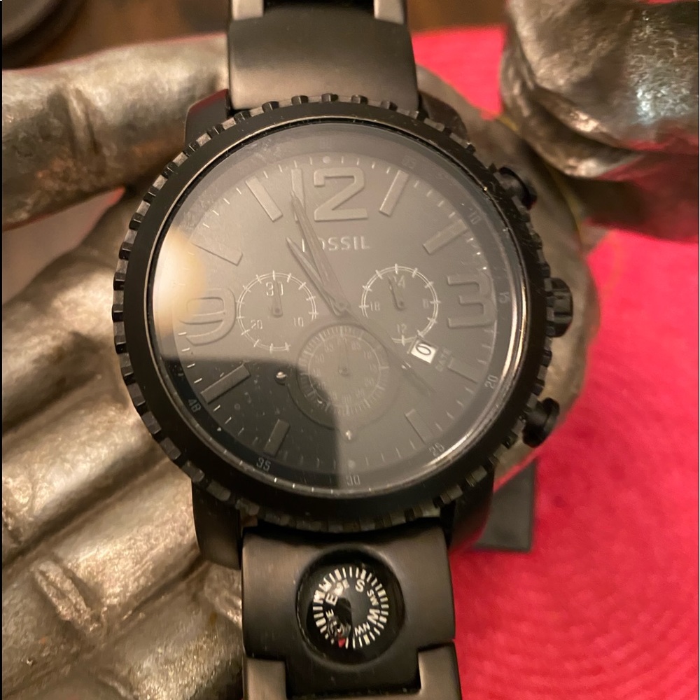 Men’s Black Fossil Watch